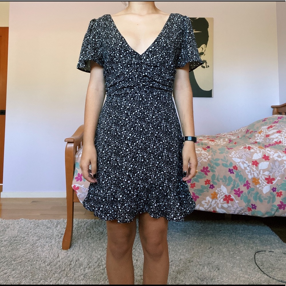 Floral short dress